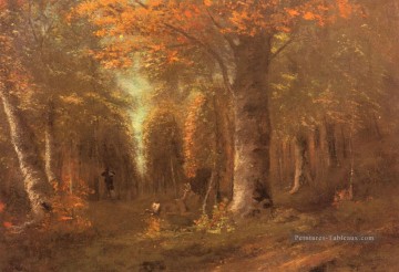 Gustave Courbet œuvres - La Forêt En Automne Réaliste peintre Gustave Courbet